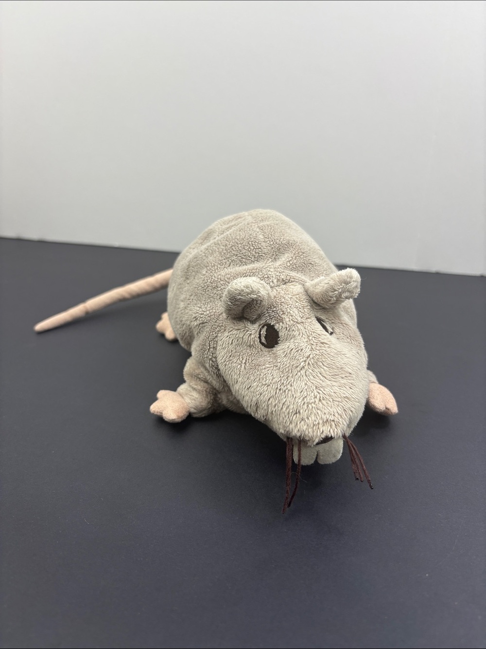 IKEA Rat GOSIG RÅTTA Grey Plush Toy Embroidered Eyes No Tag